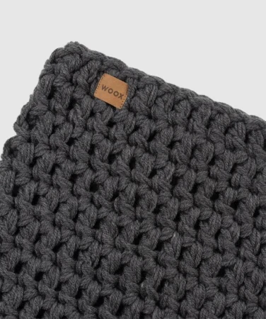 WOOX DG Neckerchief tmavě šedý pánský nákrčník