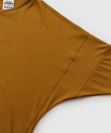 WOOX Dirias Golden Brown dámská lehká mikina
