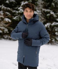 Woox Egge vol.II Midnight Navy pánská zimní bunda + triko zdarma