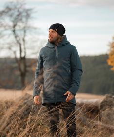 Woox Egge vol.II Midnight Navy pánská zimní bunda + triko zdarma