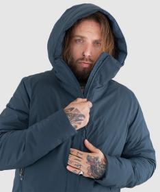 Woox Egge vol.II Midnight Navy pánska zimná bunda + tričko zadarmo