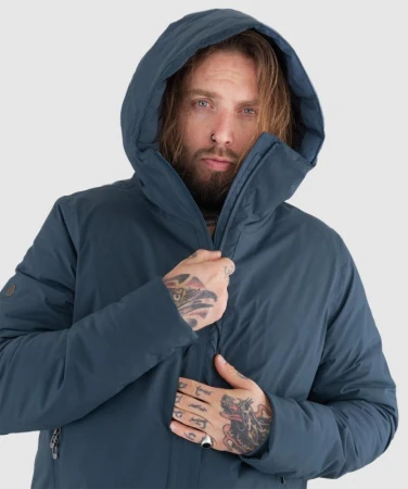 Woox Egge vol.II Midnight Navy pánská zimní bunda + triko zdarma