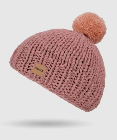 WOOX Ejby Lilarosa dětská merino čepice