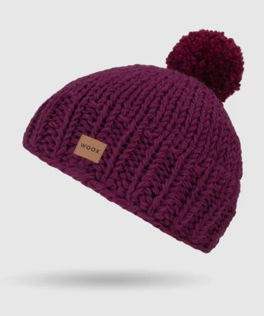WOOX Ejby Meri Vine dětská merino čepice