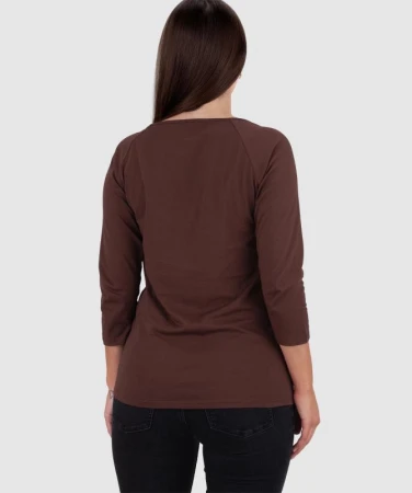 Woox Ellen Long Rum Raisin triko