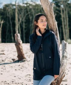 Woox Facilis Putamen Dark Chica dámská bunda + triko zdarma