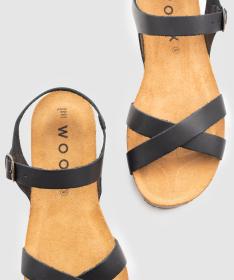 Woox Fidea Black dámské sandály