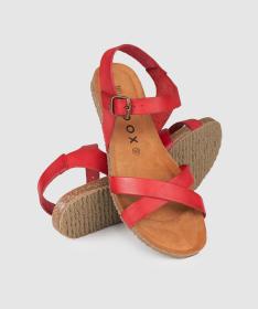 Woox Fidea Red dámské sandály
