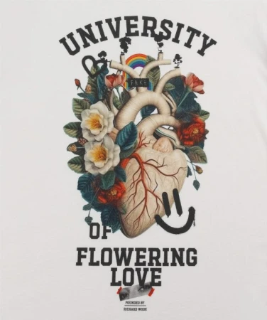 Woox Flowering Off White triko