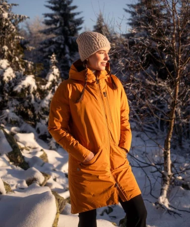 Woox Gakona Honey Ginger dámská zimní parka