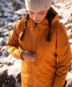 Woox Gakona Honey Ginger dámská zimní parka