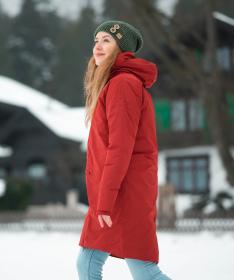 Woox Gakona Red Dahlia dámska zimná bunda