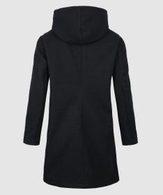 Woox Harlem Black Beauty woolshellový kabát