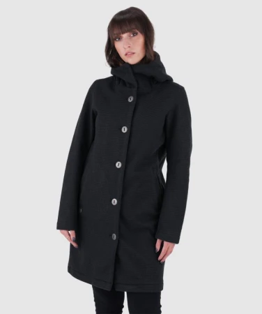 Woox Harlem Black Beauty woolshellový kabát Woox Harlem Black Beauty woolshellový kabát
