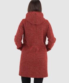 Woox Woolshellový kabát Harlem Lava Falls