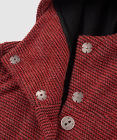 Woox Woolshellový kabát Harlem Lava Falls