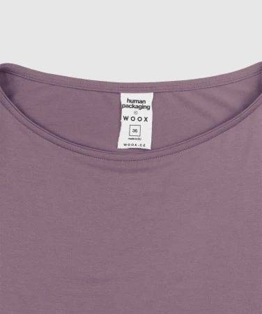 WOOX Hornus Black Plum dámské triko