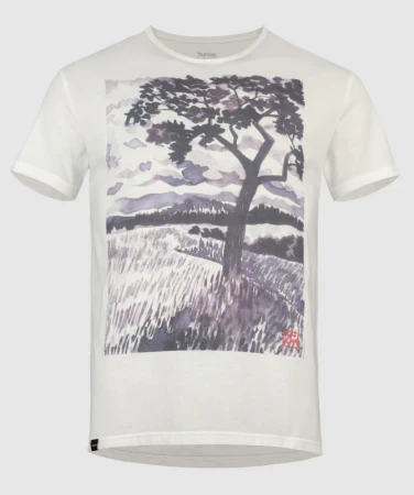 WOOX Hraničky Off White pánské triko
