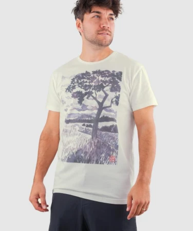 WOOX Hraničky Off White pánské triko