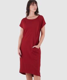 Woox Jomitan Red Dahlia šaty Woox Jomitan Red Dahlia šaty