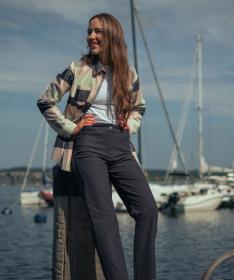 Woox Sella Black Beauty softshellové dámské kalhoty