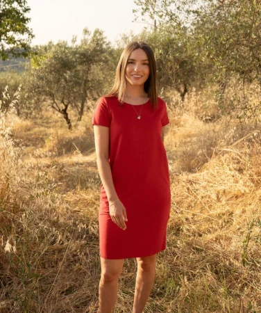 WOOX Kamisu Haute Red dámské šaty