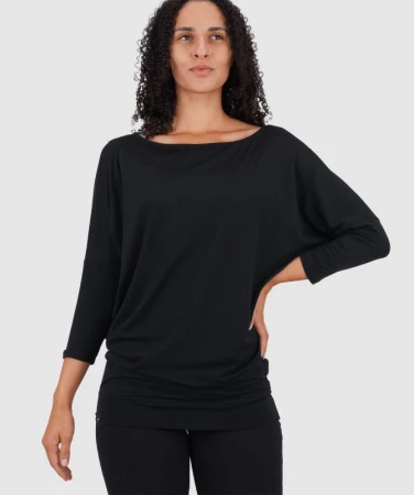 WOOX Kerikeri Anthracite dámské merino triko
