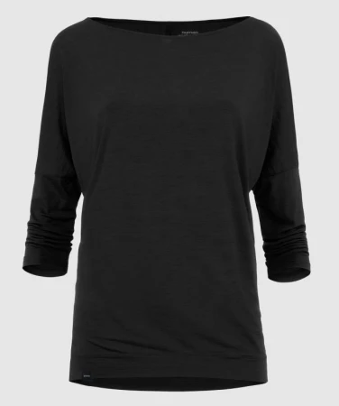 WOOX Kerikeri Anthracite dámské merino triko