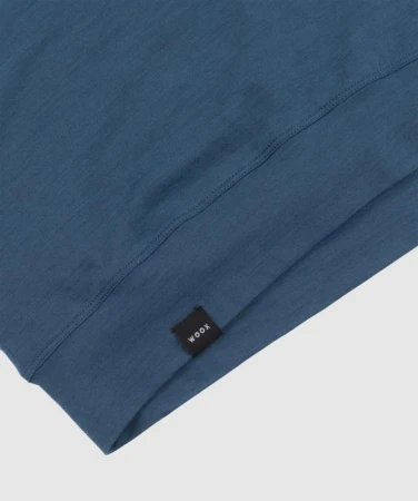 Woox Kerikeri Blue Wing Teal dámské merino triko