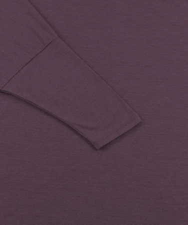 Woox Kerikeri Plum Wine dámské merino triko