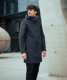 Woox Kinpu Blue Graphite softshellová parka