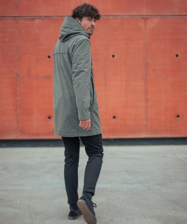 Woox Kinpu Castor Grey softshellová parka