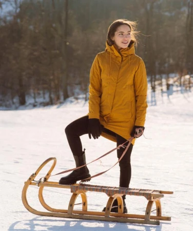 Woox Kirkja vol.II Buckthorn Brown parka