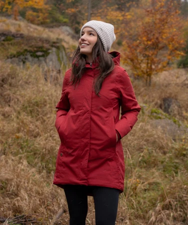 WOOX Kirkja vol.II Red Dahlia dámská parka