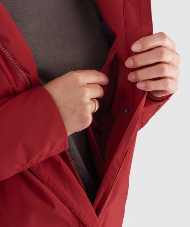 WOOX Kirkja vol.II Red Dahlia dámská parka