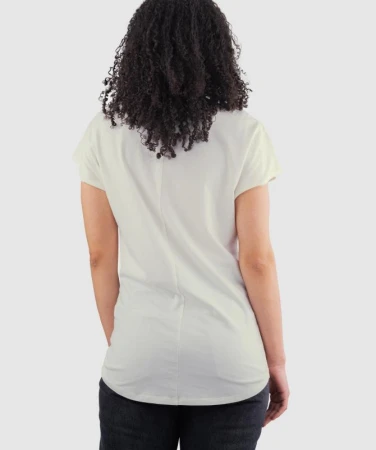 WOOX Labyrint Off White dámské triko