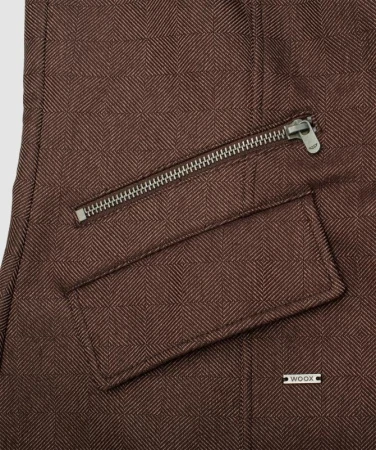 Woox Latebra Fuscus Collarium softshellová parka