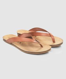 Woox Lora Natura Brown dámske žabky Woox Lora Natura Brown dámske žabky