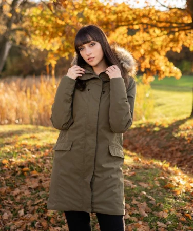 Woox Lucania Ivy Green parka