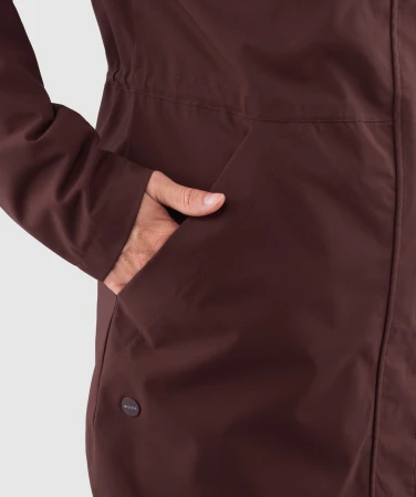 WOOX Maradi Bitter Chocolate dámská větrovka