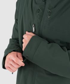 Woox Marmora Jungle Green kabát + triko zdarma
