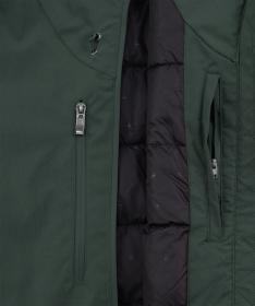 Woox Marmora Jungle Green kabát + triko zdarma