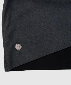 Woox Woolshellový kabát Merced Blue Graphite