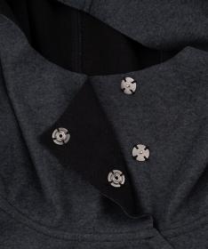 Woox Woolshellový kabát Merced Blue Graphite