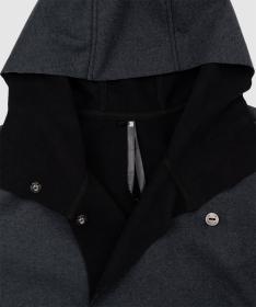 Woox Woolshellový kabát Merced Blue Graphite