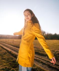 Woox Mollis Tawny Olive II dámska softshellová Parka