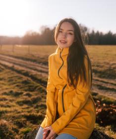 Woox Mollis Tawny Olive II dámska softshellová Parka