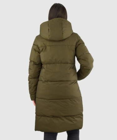 WOOX Monashee Dark Olive dámský kabát