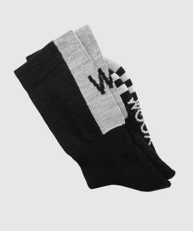 WOOX Nero Black pánské merino ponožky