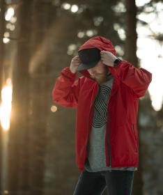 Woox Nimbus Urban Molten Lava Větrovka